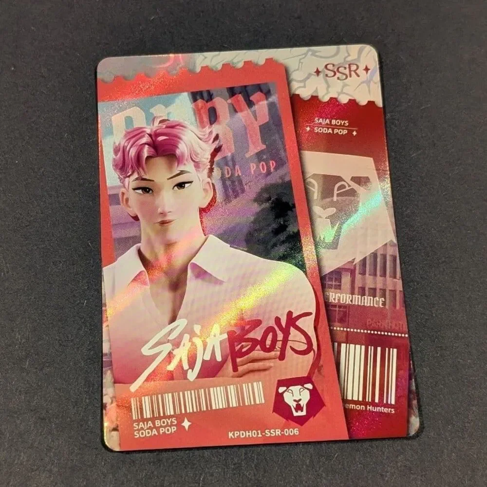 Kayou K-Pop Demon Hunters Abby Saja Boys Soda Pop SSR Card KPDH01-SSR-006